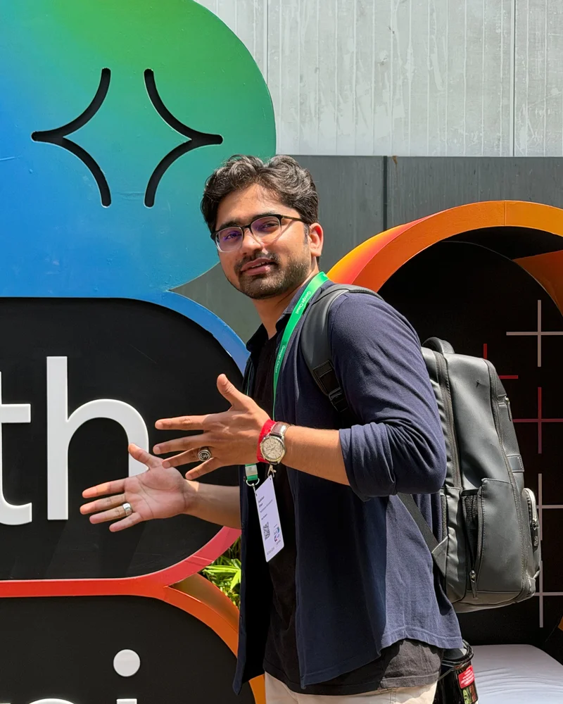 Aalishan at a developer event